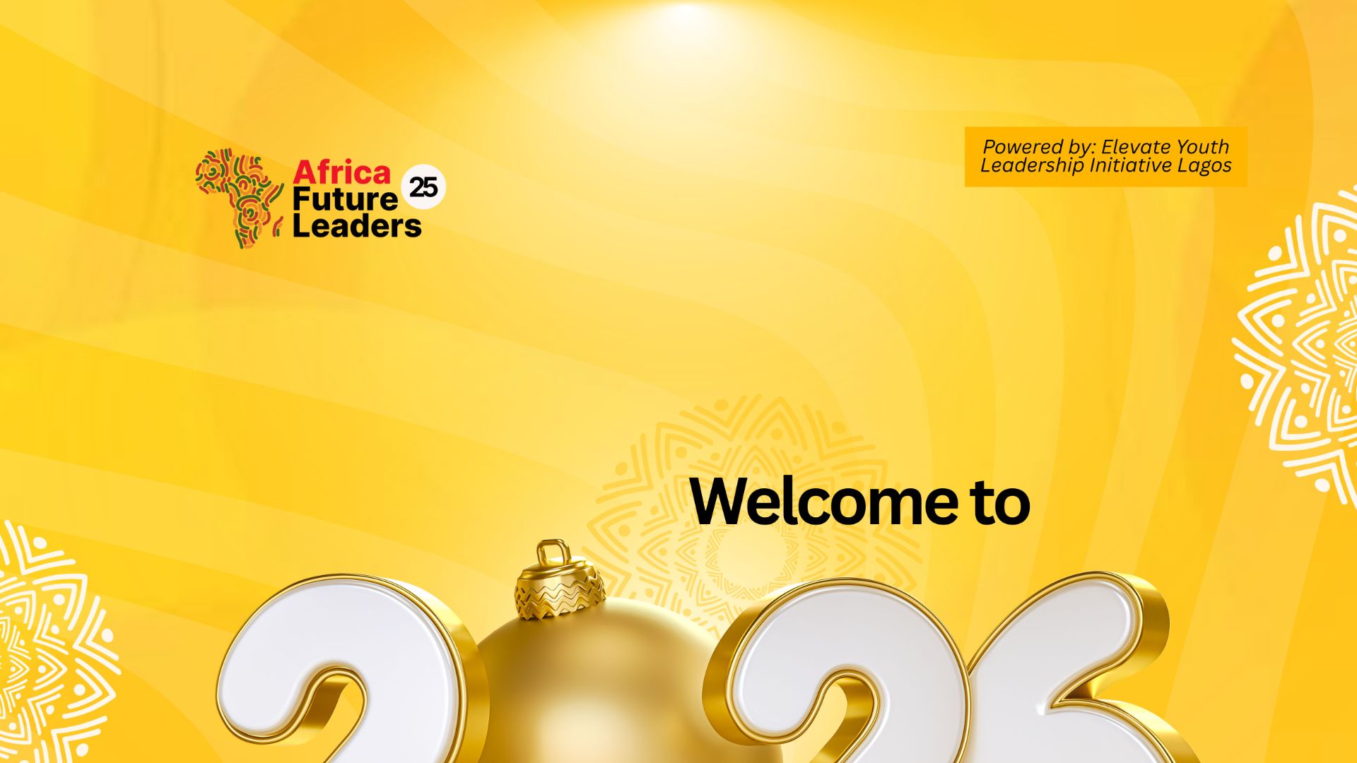 New Year Message from Nwosu Paul Light Founder Top100 Africa Future Leaders